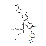 Stannane, 1,1'-[[9,9-bis(2-ethylhexyl)-3,6-difluoro-9H-fluorene-2,7-diyl]di-5,2-thiophenediyl]bis[1,1,1-trimethyl- 