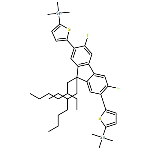 Stannane, 1,1'-[[9,9-bis(2-ethylhexyl)-3,6-difluoro-9H-fluorene-2,7-diyl]di-5,2-thiophenediyl]bis[1,1,1-trimethyl- 