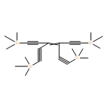 Silane, 1,1'-[3,4-bis[2-(trimethylsilyl)ethynyl]-3-hexene-2,5-diyne-1,6-diyl]bis[1,1,1-trimethyl- 