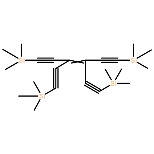 Silane, 1,1'-[3,4-bis[2-(trimethylsilyl)ethynyl]-3-hexene-2,5-diyne-1,6-diyl]bis[1,1,1-trimethyl- 
