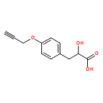 Benzenepropanoic acid, α-hydroxy-4-(2-propyn-1-yloxy)-, (αS)- 
