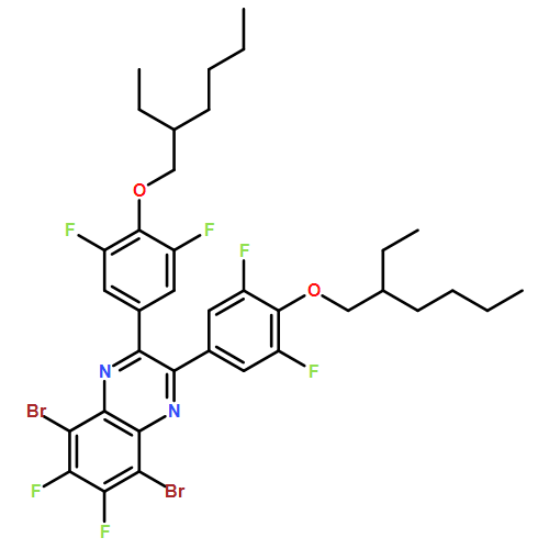 Quinoxaline, 5,8-dibromo-2,3-bis[4-[(2-ethylhexyl)oxy]-3,5-difluorophenyl]-6,7-difluoro- 