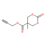1,3-Dioxane-5-carboxylic acid, 5-methyl-2-oxo-, 2-propyn-1-yl ester 