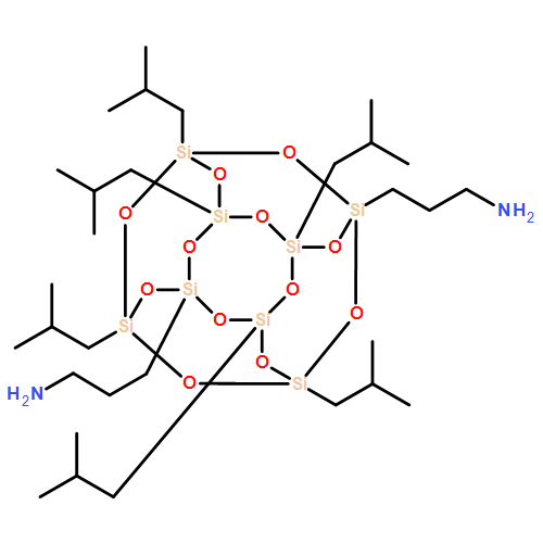Pentacyclo[9.5.1.13,9.15,15.17,13]octasiloxane-1,7-dipropanamine, 3,5,9,11,13,15-hexakis(2-methylpropyl)- 