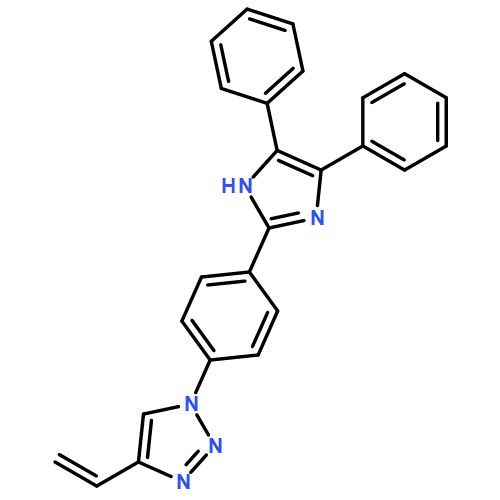 1H-1,2,3-Triazole, 1-[4-(4,5-diphenyl-1H-imidazol-2-yl)phenyl]-4-ethenyl- 
