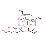 1,2-Propanediol, 3-[[2-(3,5,7,9,11,13,15-heptaethenylpentacyclo[9.5.1.13,9.15,15.17,13]octasiloxan-1-yl)ethyl]thio]- 
