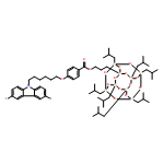 Benzoic acid, 4-[[6-(3,6-diiodo-9H-carbazol-9-yl)hexyl]oxy]-, 3-[3,5,7,9,11,13,15-heptakis(2-methylpropyl)pentacyclo[9.5.1.13,9.15,15.17,13]octasiloxan-1-yl]propyl ester 