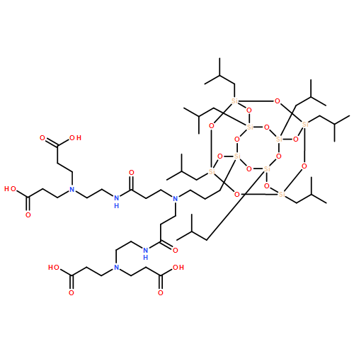4,7,11,15,18-Pentaazaheneicosanedioic acid, 4,18-bis(2-carboxyethyl)-11-[3-[3,5,7,9,11,13,15-heptakis(2-methylpropyl)pentacyclo[9.5.1.13,9.15,15.17,13]octasiloxan-1-yl]propyl]-8,14-dioxo- 