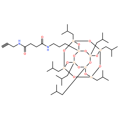 Butanediamide, N1-[3-[3,5,7,9,11,13,15-heptakis(2-methylpropyl)pentacyclo[9.5.1.13,9.15,15.17,13]octasiloxan-1-yl]propyl]-N4-2-propyn-1-yl- 