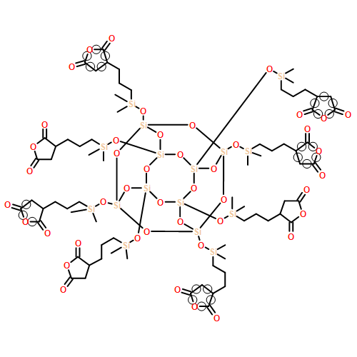 2,5-Furandione, 3,3',3'',3''',3'''',3''''',3'''''',3'''''''-[pentacyclo[9.5.1.13,9.15,15.17,13]octasiloxane-1,3,5,7,9,11,13,15-octayloctakis[oxy(dimethylsilylene)-3,1-propanediyl]]octakis- 