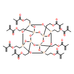 2-Propenoic acid, 2-methyl-, 1,1',1'',1''',1'''',1''''',1'''''',1'''''''-(pentacyclo[9.5.1.13,9.15,15.17,13]octasiloxane-1,3,5,7,9,11,13,15-octaylocta-2,1-ethanediyl) ester 