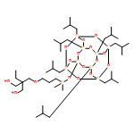 1,3-Propanediol, 2-ethyl-2-[[3-[[[3,5,7,9,11,13,15-heptakis(2-methylpropyl)pentacyclo[9.5.1.13,9.15,15.17,13]octasiloxan-1-yl]oxy]dimethylsilyl]propoxy]methyl]- 