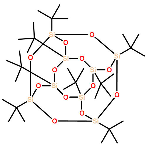 Pentacyclo[9.5.1.13,9.15,15.17,13]octasiloxane, 1,3,5,7,9,11,13,15-octakis(1,1-dimethylethyl)-, radical ion(1 ) 