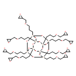 Pentacyclo[9.5.1.13,9.15,15.17,13]octasiloxane, 1,3,5,7,9,11,13,15-octakis[3-(2-oxiranylmethoxy)propyl]-