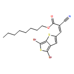 2-Propenoic acid, 2-cyano-3-(4,6-dibromothieno[3,4-b]thien-2-yl)-, octyl ester