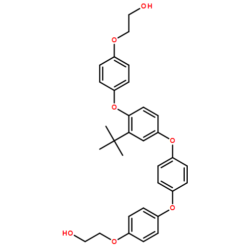 Ethanol, 2-[4-[2-(1,1-dimethylethyl)-4-[4-[4-(2-hydroxyethoxy)phenoxy]phenoxy]phenoxy]phenoxy]-