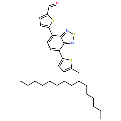 2-Thiophenecarboxaldehyde, 5-[7-[5-(2-hexyldecyl)-2-thienyl]-2,1,3-benzothiadiazol-4-yl]-