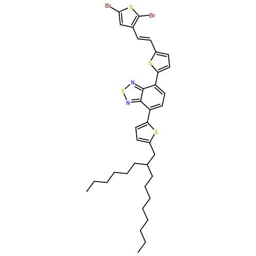 2,1,3-Benzothiadiazole, 4-[5-[2-(2,5-dibromo-3-thienyl)ethenyl]-2-thienyl]-7-[5-(2-hexyldecyl)-2-thienyl]-