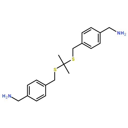 Benzenemethanamine, 4,4'-[(1-methylethylidene)bis(thiomethylene)]bis-
