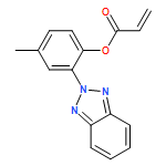 2-Propenoic acid, 2-(2H-benzotriazol-2-yl)-4-methylphenyl ester