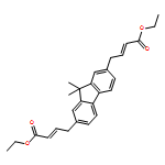 2-Butenoic acid, 4,4'-(9,9-dimethyl-9H-fluorene-2,7-diyl)bis-, 1,1'-diethyl ester
