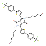 Pyrrolo[3,4-c]pyrrole-1,4-dione, 2,5-bis(6-bromohexyl)-2,5-dihydro-3,6-bis[5-[4-(trifluoromethyl)phenyl]-2-thienyl]-