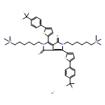 Pyrrolo[3,4-c]pyrrole-2,5(1H,4H)-dihexanaminium, N2,N2,N2,N5,N5,N5-hexamethyl-1,4-dioxo-3,6-bis[5-[4-(trifluoromethyl)phenyl]-2-thienyl]-, bromide (1:2)