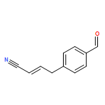 2-Butenenitrile, 4-(4-formylphenyl)-