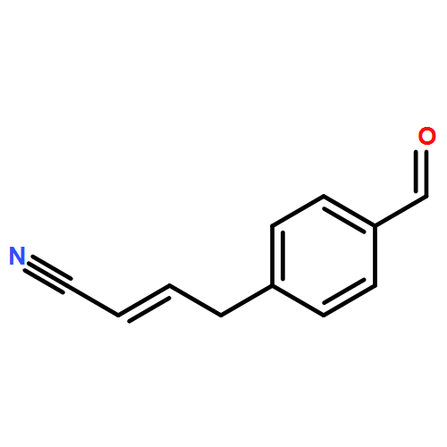 2-Butenenitrile, 4-(4-formylphenyl)-