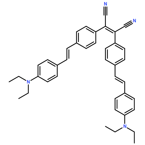 2-Butenedinitrile, 2,3-bis[4-[2-[4-(diethylamino)phenyl]ethenyl]phenyl]-