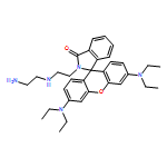 Spiro[1H-isoindole-1,9'-[9H]xanthen]-3(2H)-one, 2-[2-[(2-aminoethyl)amino]ethyl]-3',6'-bis(diethylamino)-
