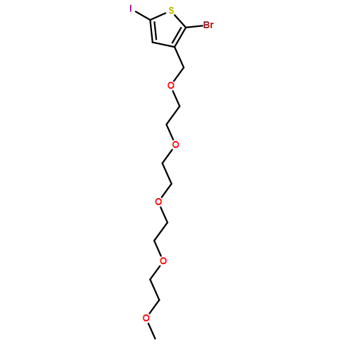 2,5,8,11,14-Pentaoxapentadecane, 1-(2-bromo-5-iodo-3-thienyl)-