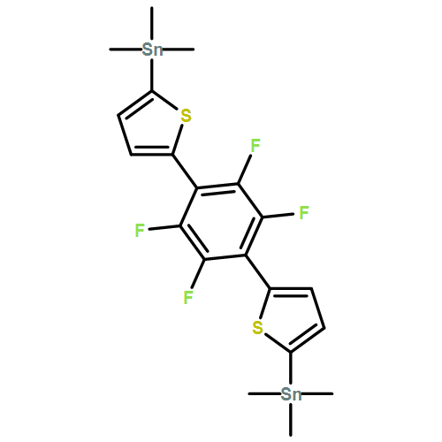 Stannane, 1,1'-[(2,3,5,6-tetrafluoro-1,4-phenylene)di-5,2-thiophenediyl]bis[1,1,1-trimethyl-