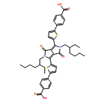 Benzoic acid, 4,4'-[[2,5-bis(2-ethylhexyl)-2,3,5,6-tetrahydro-3,6-dioxopyrrolo[3,4-c]pyrrole-1,4-diyl]di-5,2-thiophenediyl]bis-