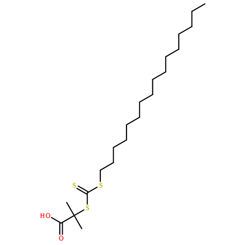Propanoic acid, 2-[[(hexadecylthio)thioxomethyl]thio]-2-methyl-