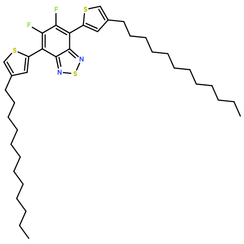 2,1,3-Benzothiadiazole, 4,7-bis(4-dodecyl-2-thienyl)-5,6-difluoro-