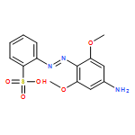 Benzenesulfonic acid, 2-[2-(4-amino-2,6-dimethoxyphenyl)diazenyl]-