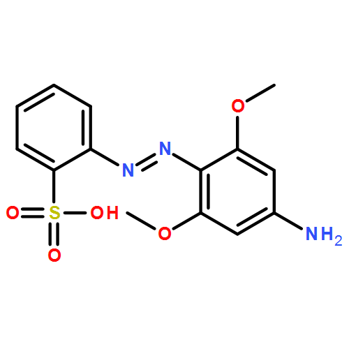 Benzenesulfonic acid, 2-[2-(4-amino-2,6-dimethoxyphenyl)diazenyl]-