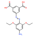 1,3-Benzenedicarboxylic acid, 5-[2-(4-amino-2,6-diethoxyphenyl)diazenyl]-