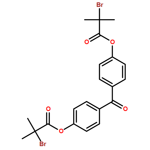 Propanoic acid, 2-bromo-2-methyl-, 4-[4-(2-bromo-2-methyl-1-oxopropoxy)benzoyl]phenyl ester