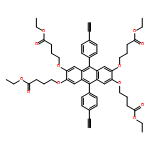 Butanoic acid, 4,4',4'',4'''-[[9,10-bis(4-ethynylphenyl)-2,3,6,7-anthracenetetrayl]tetrakis(oxy)]tetrakis-, 1,1',1'',1'''-tetraethyl ester