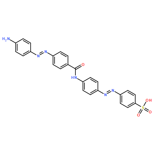 Benzenesulfonic acid, 4-[2-[4-[[4-[2-(4-aminophenyl)diazenyl]benzoyl]amino]phenyl]diazenyl]-