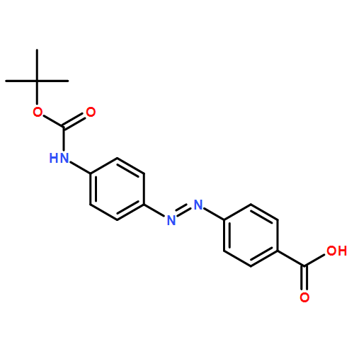 Benzoic acid, 4-[2-[4-[[(1,1-dimethylethoxy)carbonyl]amino]phenyl]diazenyl]-