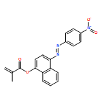 2-Propenoic acid, 2-methyl-, 4-[2-(4-nitrophenyl)diazenyl]-1-naphthalenyl ester