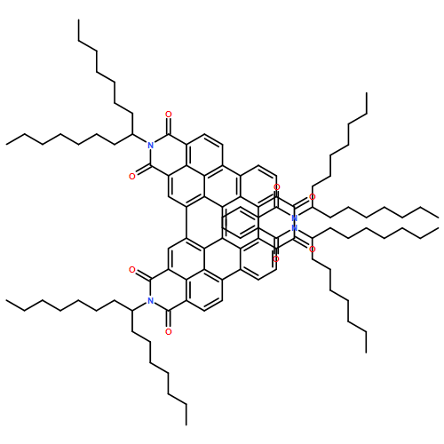 [5,5'-Bianthra[2,1,9-def:6,5,10-d'e'f']diisoquinoline]-1,1',3,3',8,8',10,10'(2H,2'H,9H,9'H)-octone, 2,2',9,9'-tetrakis(1-heptyloctyl)-
