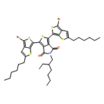 4H-Thieno[3,4-c]pyrrole-4,6(5H)-dione, 1,3-bis(4-bromo-2-hexylthieno[3,4-b]thien-6-yl)-5-(2-ethylhexyl)-