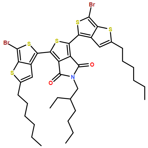 4H-Thieno[3,4-c]pyrrole-4,6(5H)-dione, 1,3-bis(6-bromo-2-hexylthieno[3,4-b]thien-4-yl)-5-(2-ethylhexyl)-