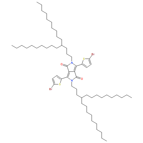 Pyrrolo[3,4-c]pyrrole-1,4-dione, 3,6-bis(5-bromo-2-thienyl)-2,5-bis(4-decyltetradecyl)-2,5-dihydro-