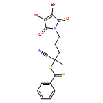 Benzenecarbodithioic acid, 1-cyano-4-(3,4-dibromo-2,5-dihydro-2,5-dioxo-1H-pyrrol-1-yl)-1-methylbutyl ester