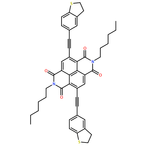 Benzo[lmn][3,8]phenanthroline-1,3,6,8(2H,7H)-tetrone, 4,9-bis[2-(2,3-dihydrobenzo[b]thien-5-yl)ethynyl]-2,7-dihexyl-